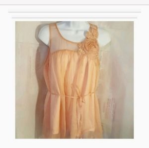 Lucy & Co Womens Sleeveless Top Blouse - Medium.